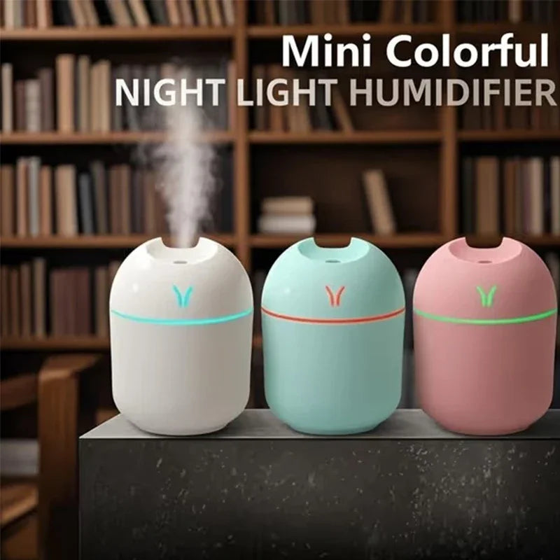 Compact Portable Humidifier for Fine Moisture – Oil Diffuser for Home and Travel