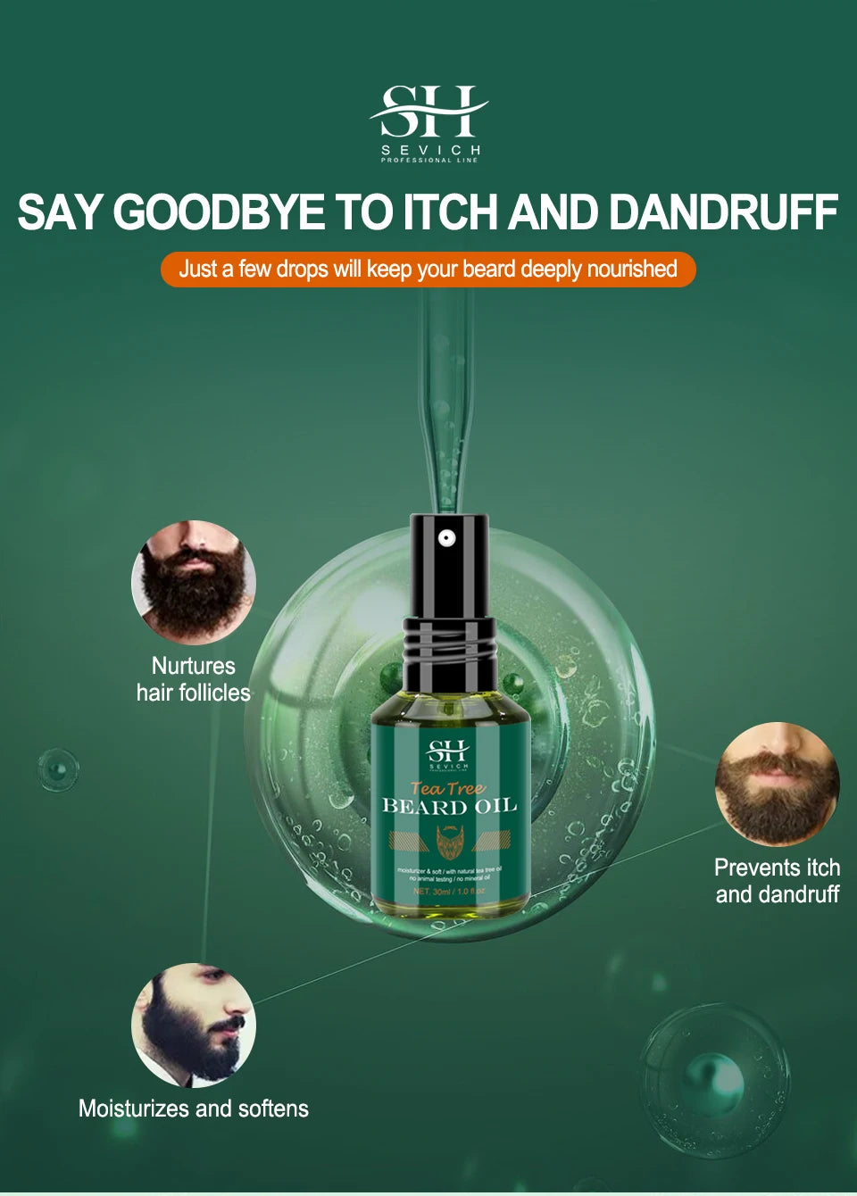 Beard Care Oil For Men Natural Beard Care Serum