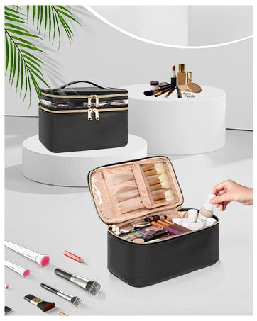 Makeup Bag Portable Cosmetic Bag Travel Makeup Case Organizer