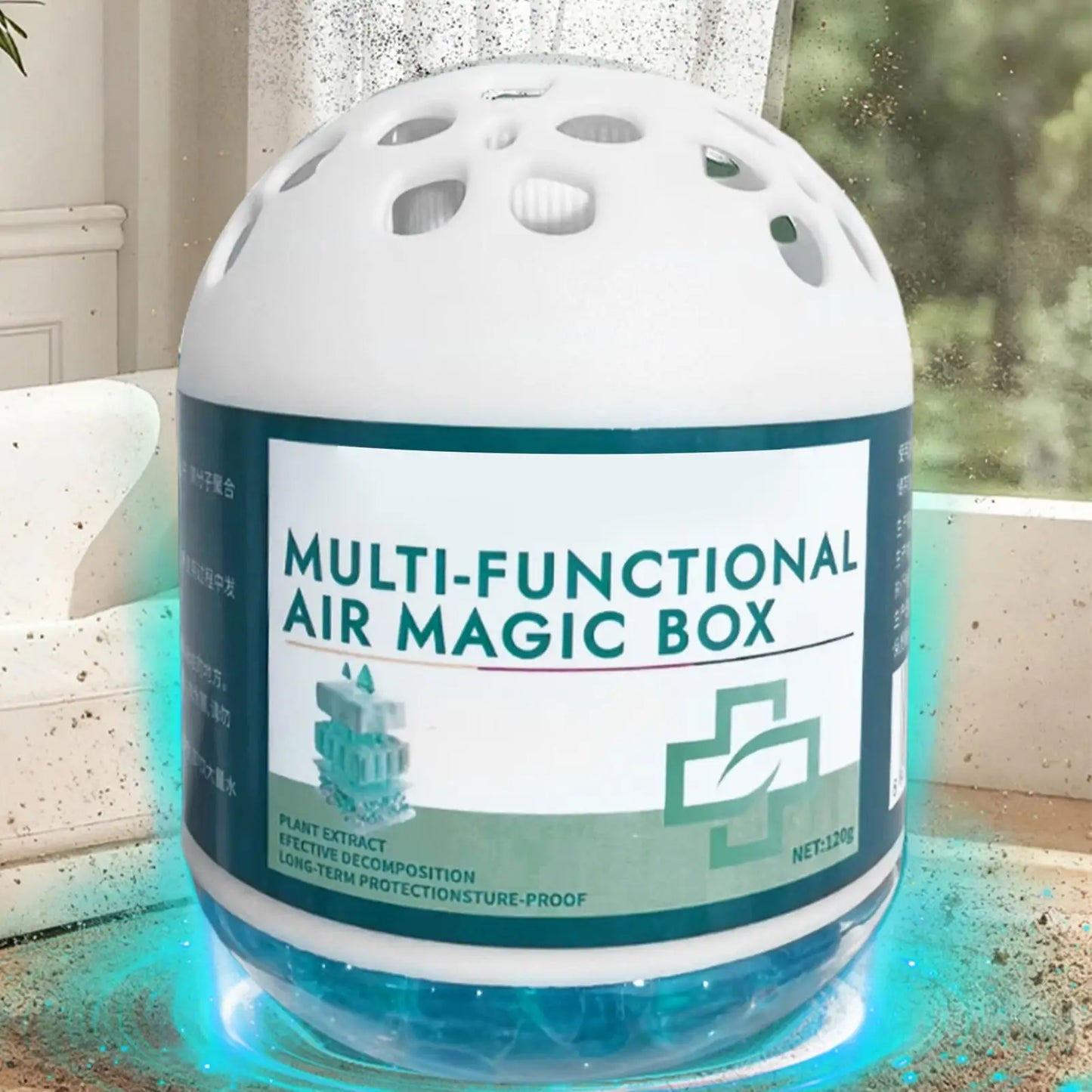 Air Freshener Box Dust Home Removal Magic Box Air Purifier Plant Extract Long-Lasting Odor 120g