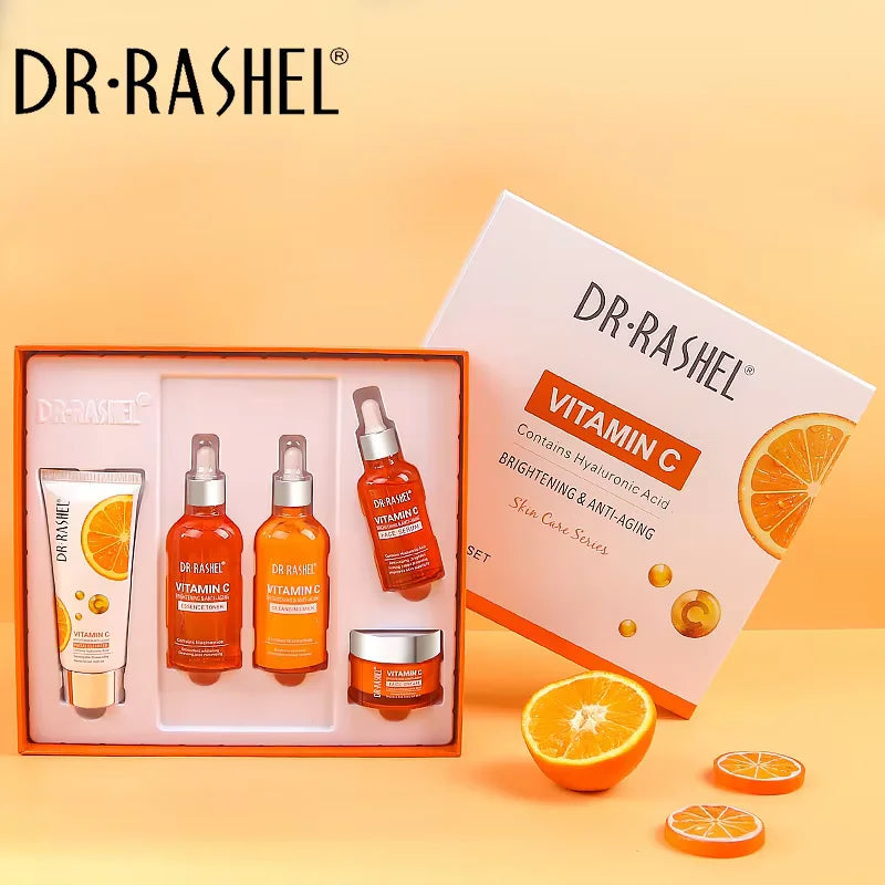 DR RASHEL Facial Skincare Set Whitening, Moisturizing Soothing Anti-Aging