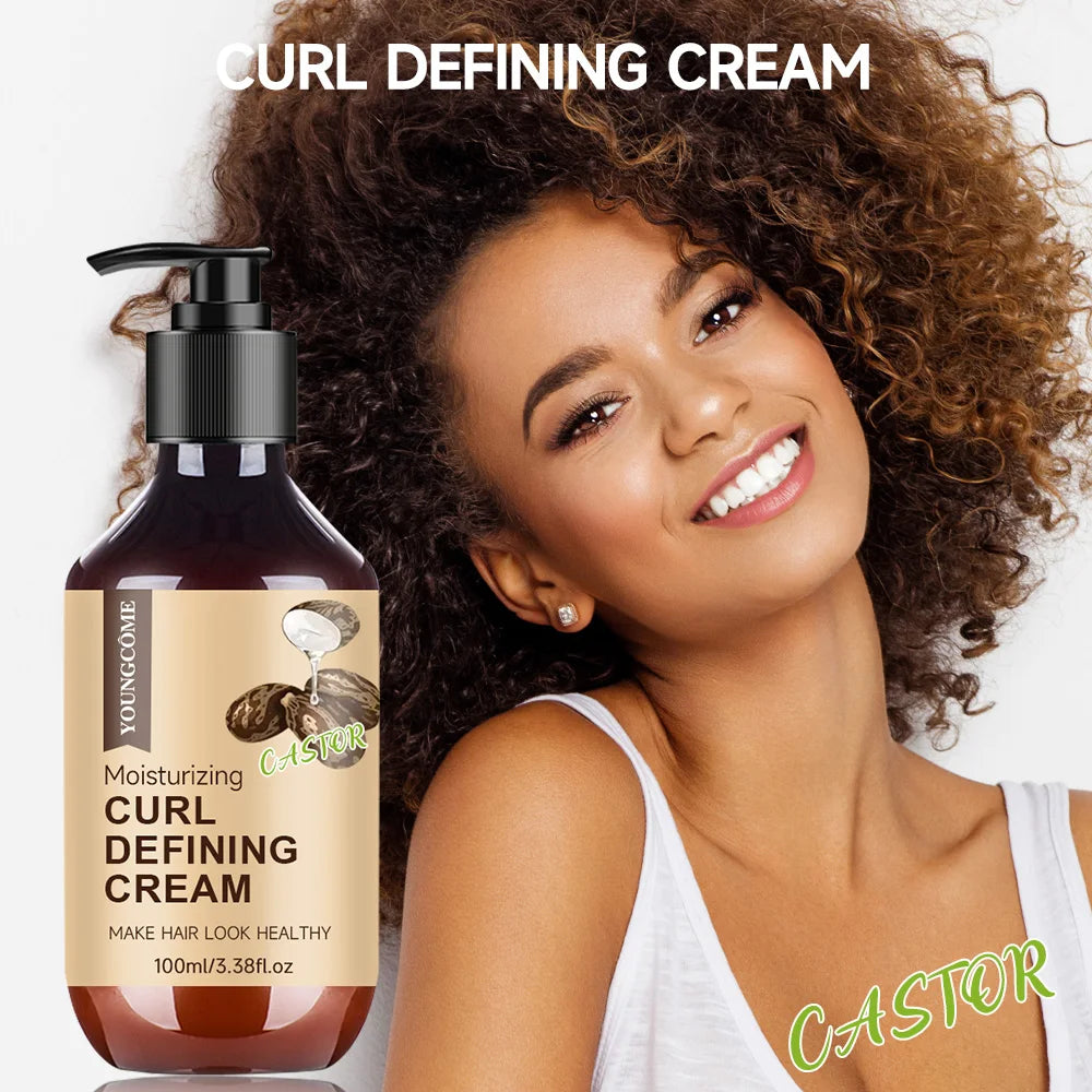 Curl Defining Cream Hair-Smoothing Anti-Frizz Cream