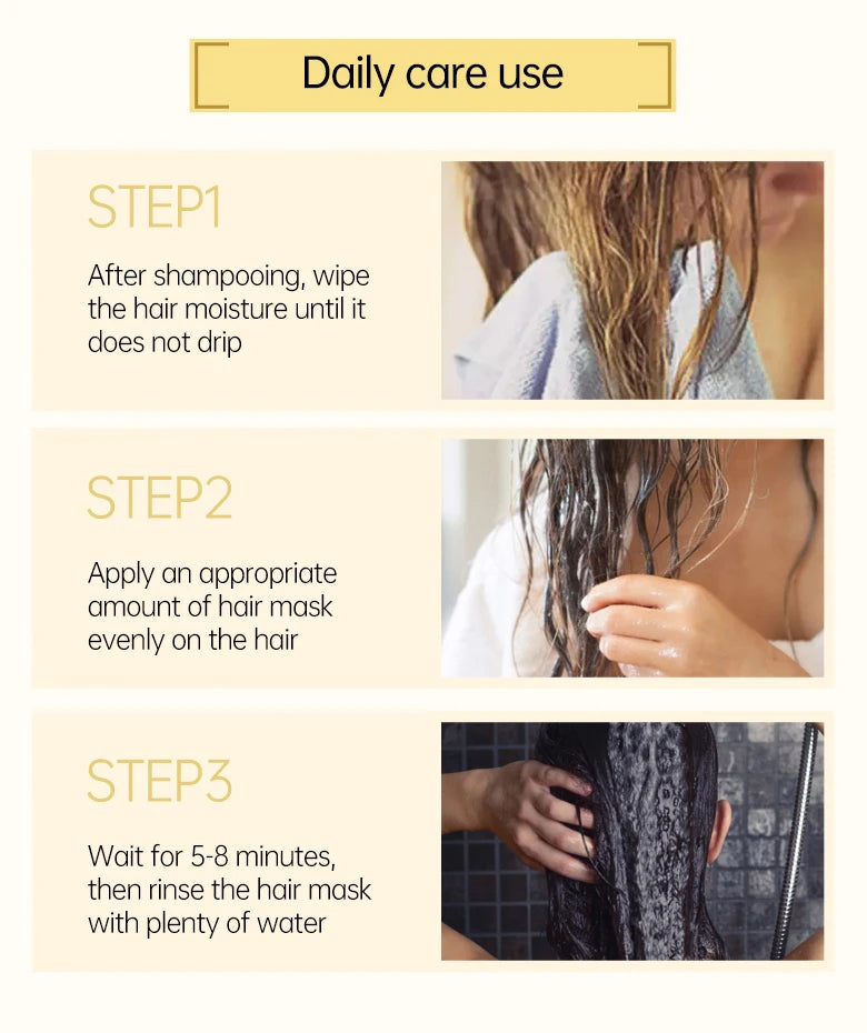 PURC 8 Seconds Hair Mask Straightening Keratin Professional Hair Treatment