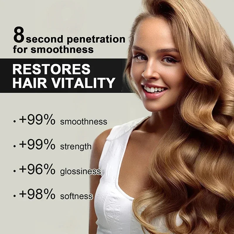 Keratin Hair Mask Professional Repair Damaged Dry Frizzy Hair 5s Magical Smooth