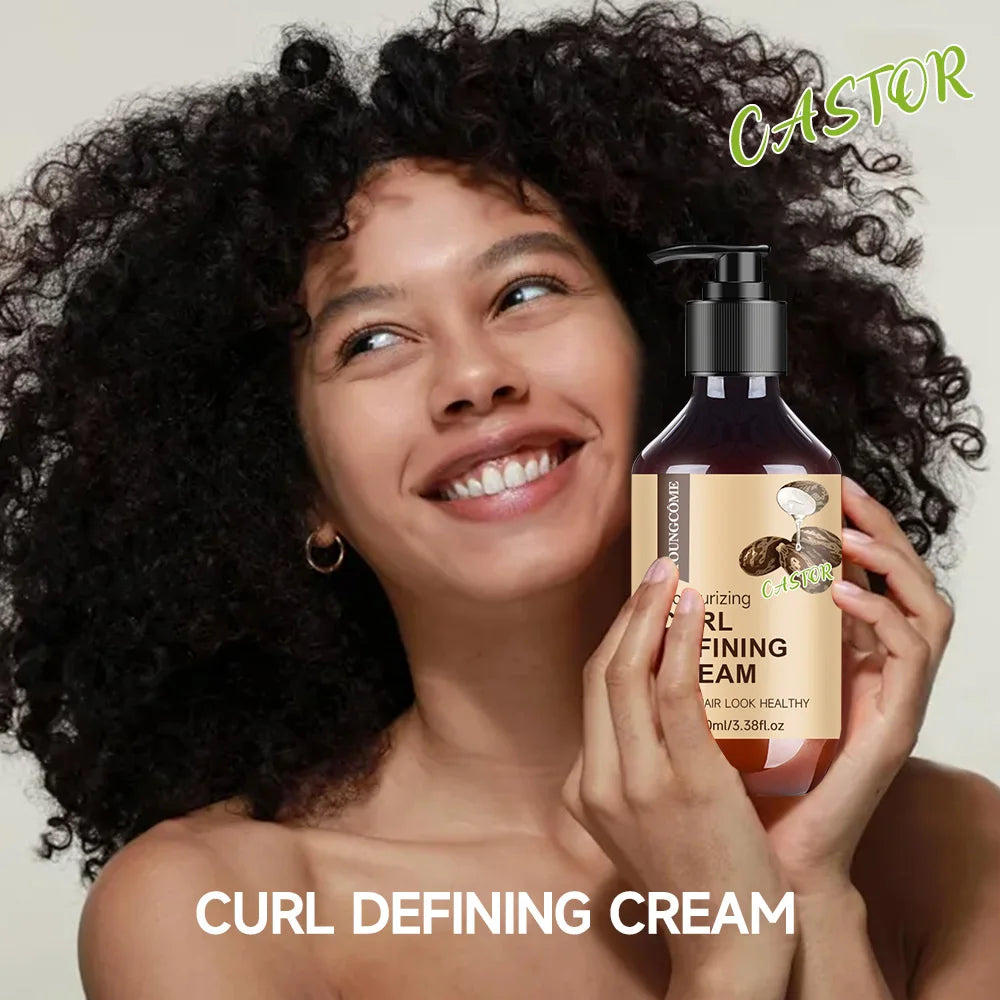 Curl Defining Cream Hair-Smoothing Anti-Frizz Cream