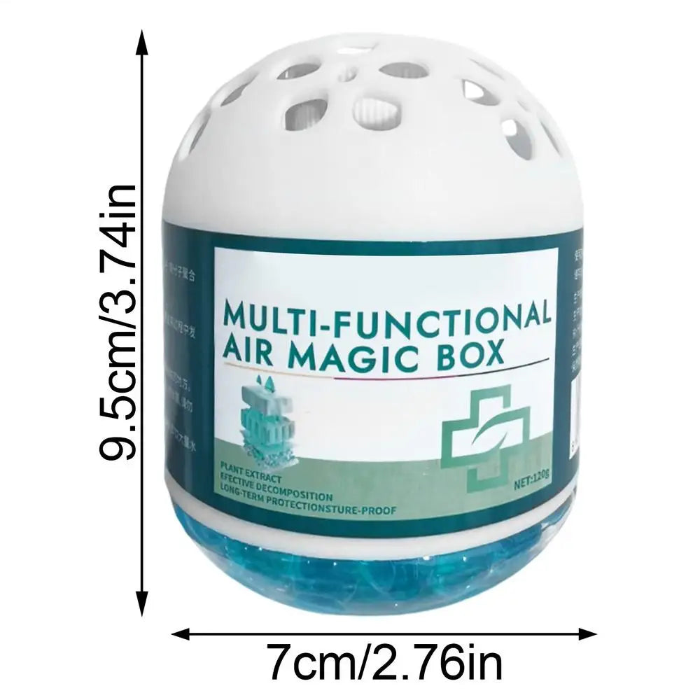 Air Freshener Box Dust Home Removal Magic Box Air Purifier Plant Extract Long-Lasting Odor 120g
