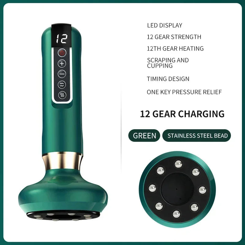 Anti Cellulite Electric Massager GuaSha Infrared Heat
