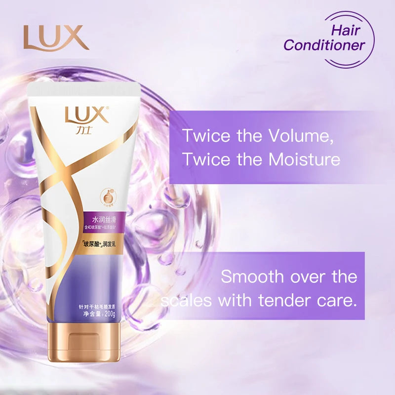 LUX Rich Moisture Shampoo 200g + Conditioner 200g with 4D Hyaluronic Acid
