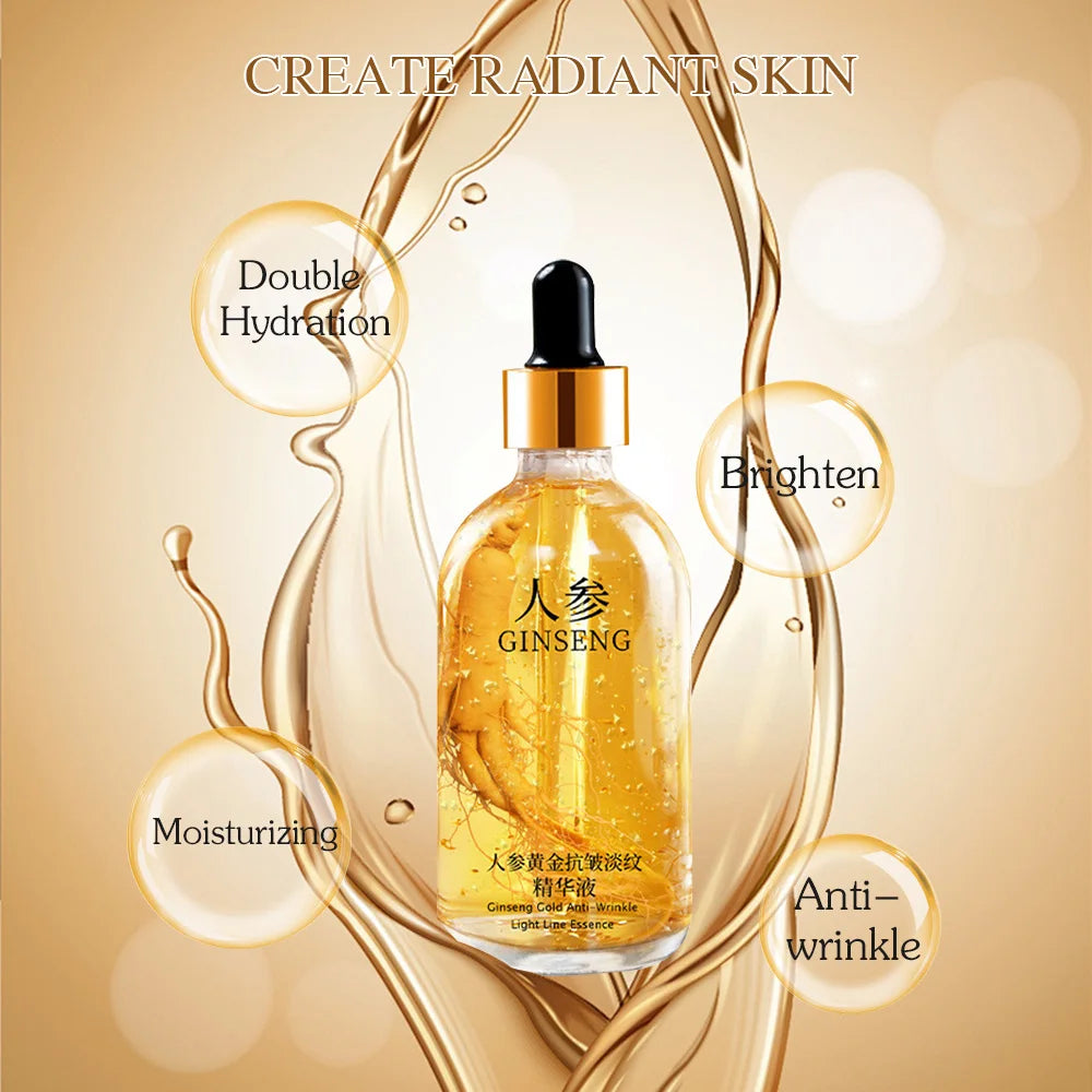 Ginseng Essence Polypeptide Anti-aging Oil Gold Polypeptide Anti Wrinkle