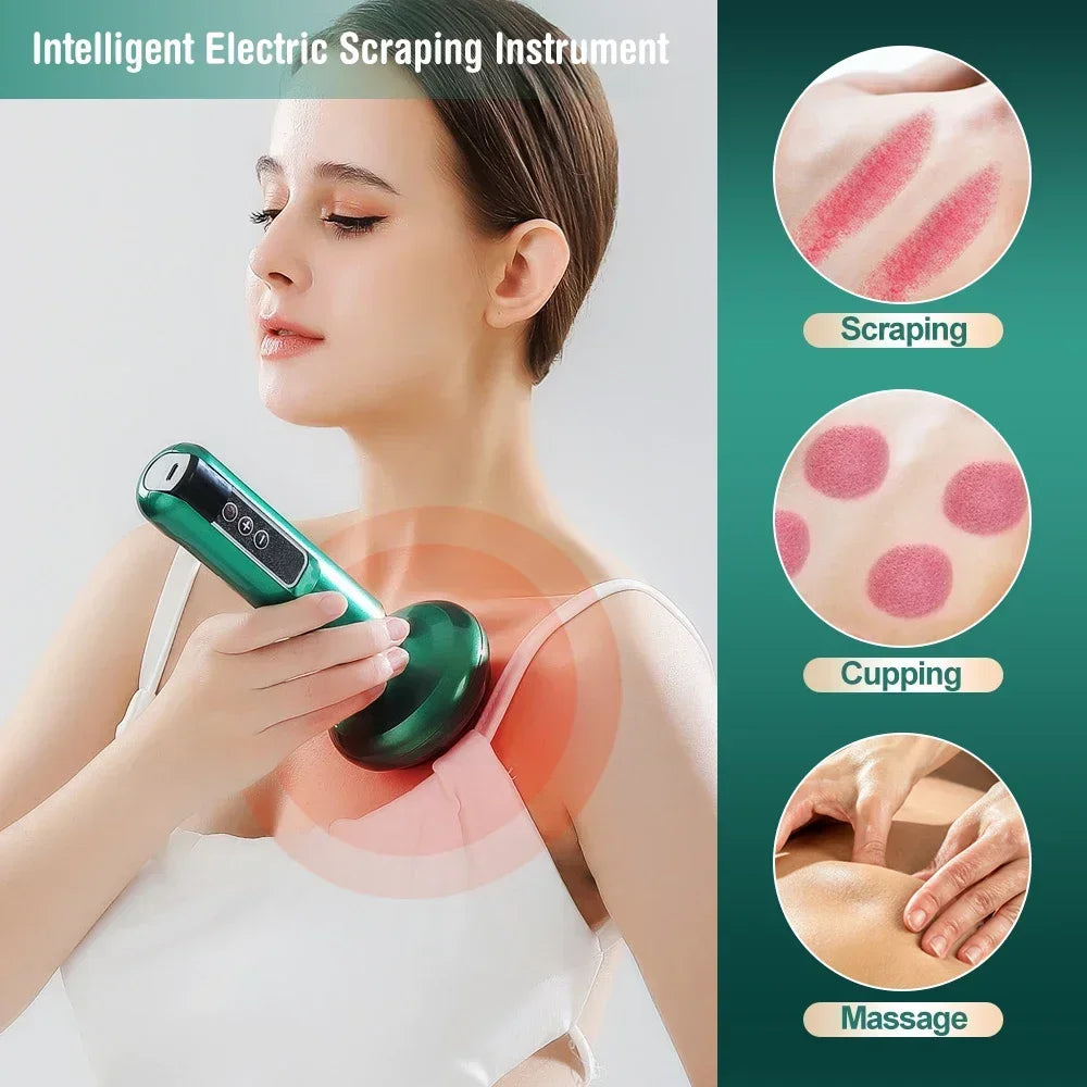 Anti Cellulite Electric Massager GuaSha Infrared Heat