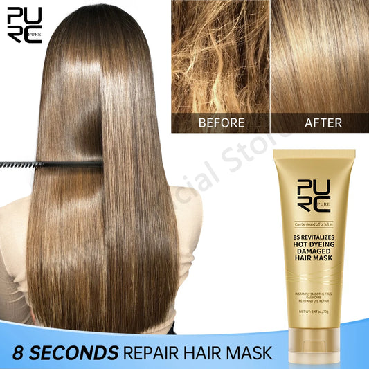 PURC 8 Seconds Hair Mask Straightening Keratin Professional Hair Treatment