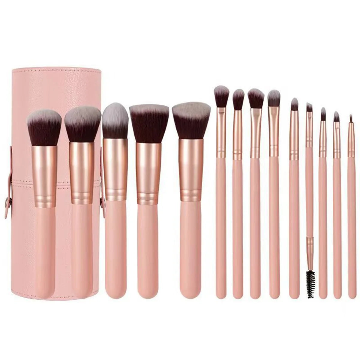 14 PCS Makeup Brush Set LED Light USB Rechargeable Makeup Brushes Kit