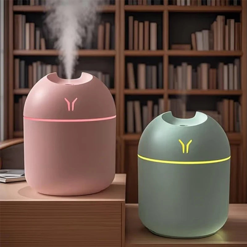 Compact Portable Humidifier for Fine Moisture – Oil Diffuser for Home and Travel