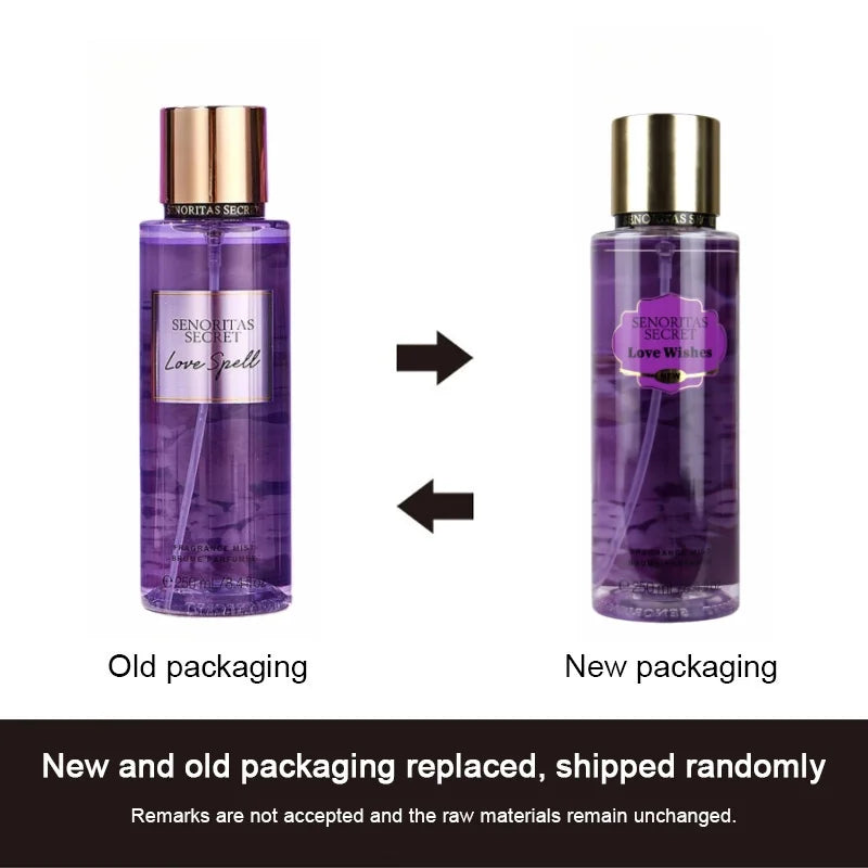 Women's Charm Secret Perfume Lasting Fresh Vitality Body Perfume Spray