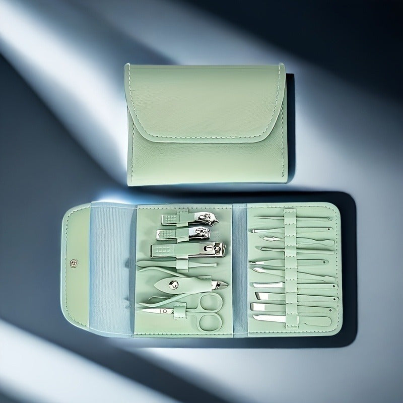 Premium Stainless Steel Nail Care Tool Set in 3 Colors Available